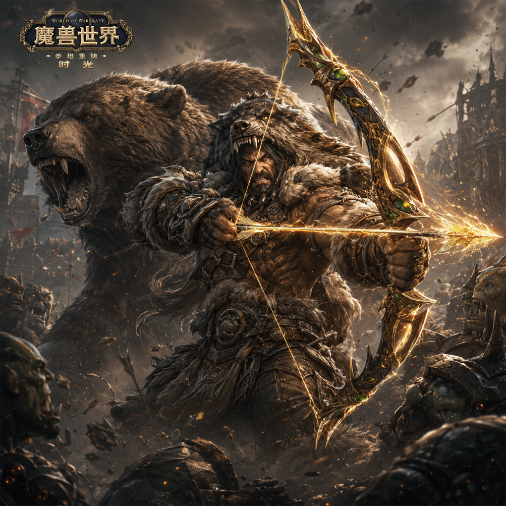 魔兽世界时光服橙弓特效多职业开放,经典装备设计要变天?