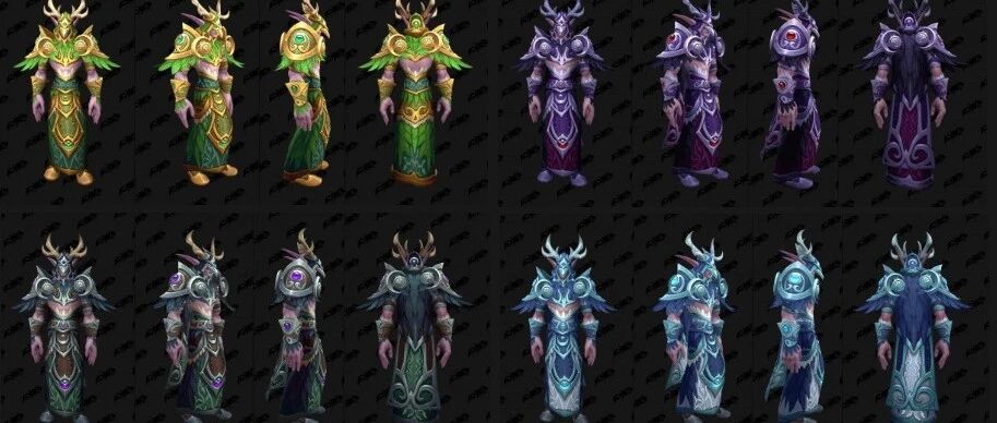 魔兽世界无限服海加尔山T套装首曝：全职业四配色模型重做，Plus2玩家BIS要换血