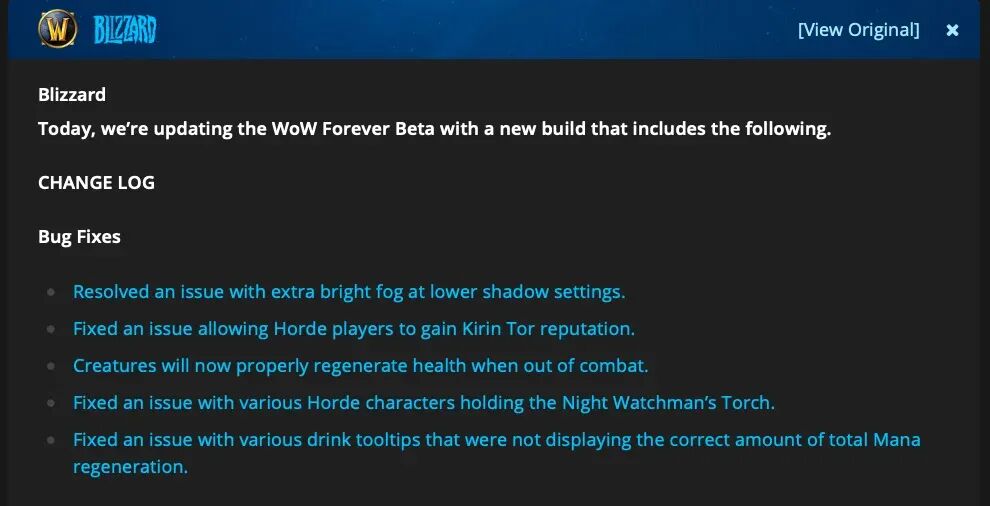 魔兽世界无限服Beta第三周:达拉然开门与8Buff全团化